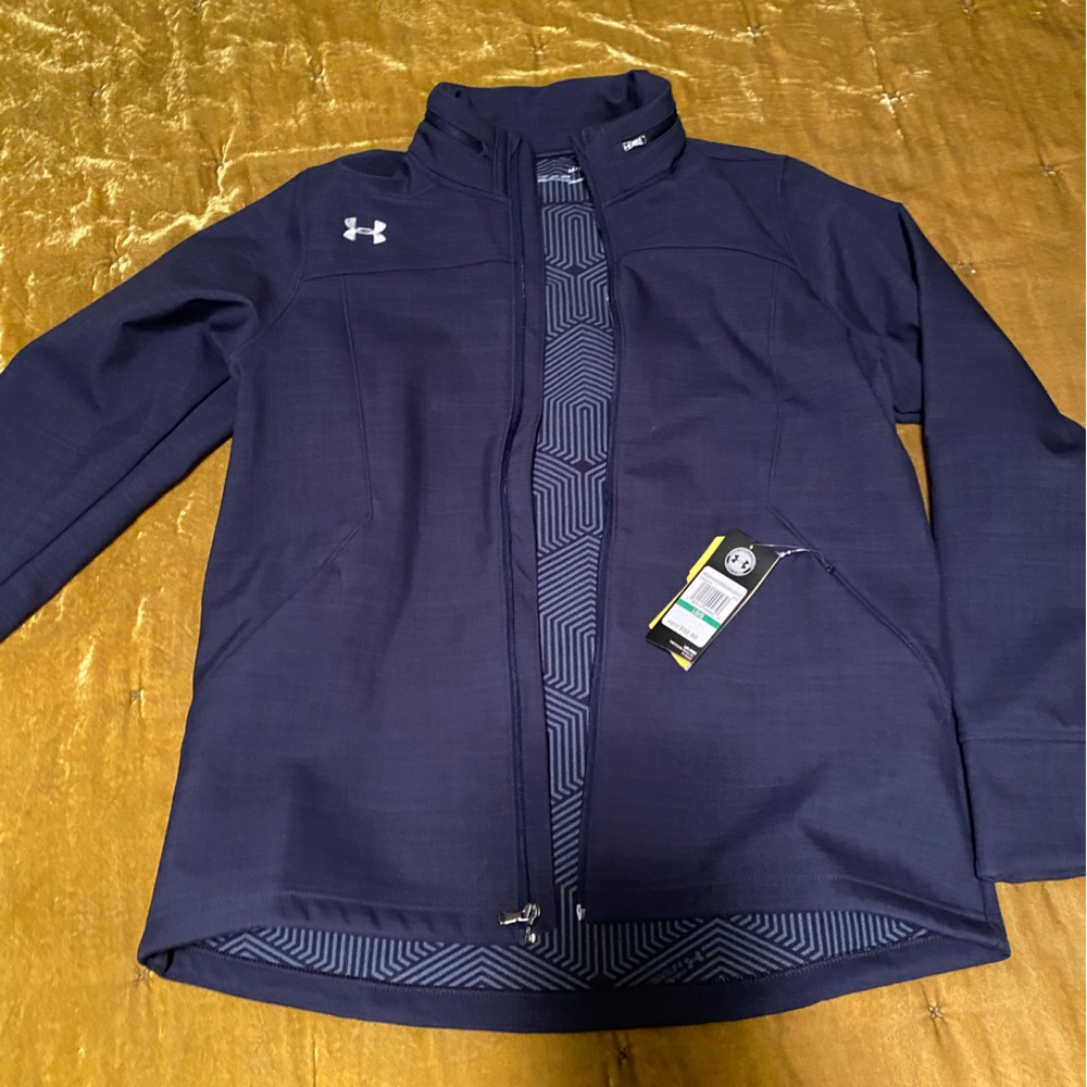 Under armour women’s navy blue coat